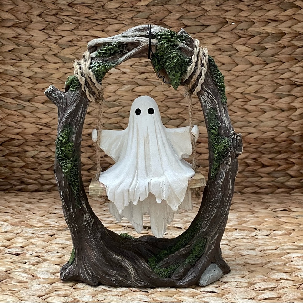 Sweet Street Ghost on Swing / Swinging Ghost Halloween NEW‎